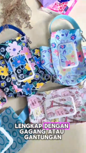 Pouch Tisu 4 In 1 Basah dan Kering | Mini Cover Tissue 3 In 1 | Tempat Tisu | Travel Pouch Custom