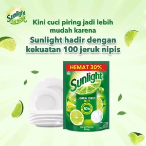 Sunlight 2000 kemasan pouch 90ml Jeruk Nipis 100