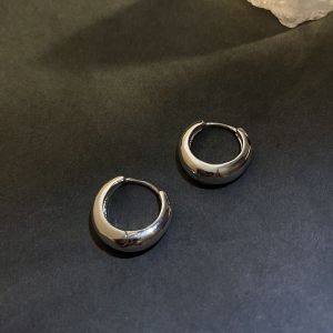 Golden Hoop Earrings Womens New 2025 Fashion Simple Small Circle Earring Sensation High-End Plain Hoop Jewelry Accessories