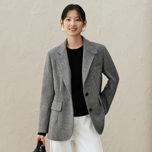 Yigue | Wool Blend Elegant Blazer