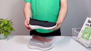 Womens Slip On Loafer Flats 2023 Mesh Breathable Womens Walking Doll Shoes Rubber dool shoes