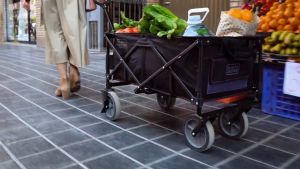 BLACK & DECKER OUTDOOR TROLLEY COLLAPSIBLE FOLDABLE WAGON l TROLI LUAR BOLEH LIPAT | 可折叠户外手推车
