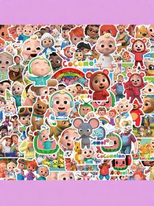 Early Childhood Education English Vegetable Learning Stickers 100 Pcs DIY Handmade Notebook Helmet Stickers Decorative Cards