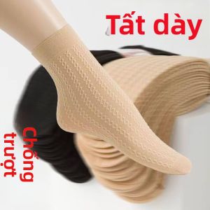 JIUSENNIAO | Vớ Dày Chống Trượt Bền Cho Phụ Nữ