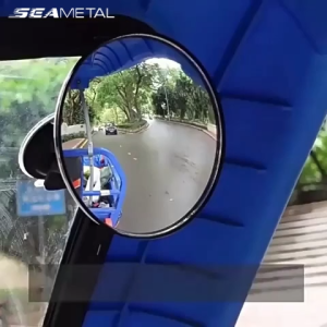 SEAMETAL Driving Visibility Mirror Wide Convex Reflection Reusable Suction Installation Turning Support
