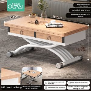 OLEPA | Foldable Adjustable Extendable Square Table