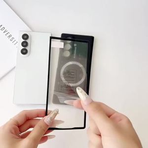 CHUBAN | For Magsafe Magnetic Case With Hinge Protection Full Cover For Samsung Galaxy Z Fold 8 Ultra 7 6 5 Scratch Resistant Phone Shell