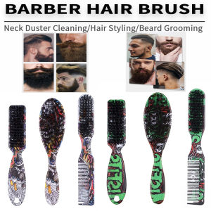 Professional Barber Hair Cleaning Brush Hairdressing Neck Duster Broken Hair Remove Tools Men Beard Brush Styling Accessories
