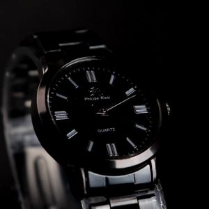 PhiLipe Ricci Jam Tangan Wanita Rantai Besi Analog Black Series WBLCK21 Free Box