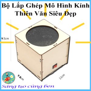Đồ chơi Khoa học - Đồ Chơi lắp ghép Mô Hình Kính Thiên Văn Điện Đồ chơi giáo dục sáng tạo an toàn cho bé Stem Steam