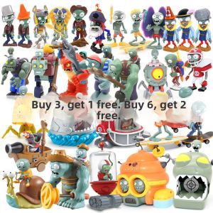 Plants VS Zombies Toy Set Single Transforming Giant Bulletproof Full Set Boys Plastic Static Animal Model for Ages 3 And up