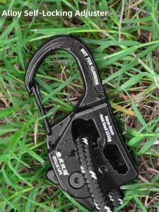 TUJUE | Windproof Self-locking Aluminum Tent Rope Tightener