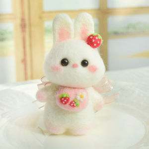 Bộ Đồ Thủ Công DIY Lông Cừu Thỏ Năm Mới Vật Dụng Trang Trí Xe Hơi Quà Tặng Cho Cặp Đôi Vật Liệu Thủ Công Tự Làm