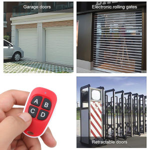 other | Universal 433mhz Copy Code Remote Control Garage Door Opener Wireless Transmitter 4 Key Duplicator Electric Door Key Copy Remote