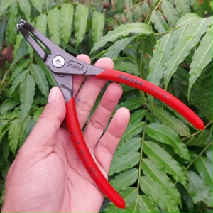 Kìm Mở Phe Ngoài Mũi Gài Cong 90° 180mm KNIPEX 49 21 A21 - Mở Phe Ngoài Ø19 – 60mm [Chính hãng Đức]