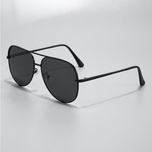 European And American Retro Style Double Beam Toad Mirror Men and Women Metal Sunglasses