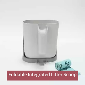 2 In 1Cat Litter Scoop Cat Litter Remover Garbage Picker Cat Litter Box Self Cleaning Shovel With Built In Waste Bin Scope 猫砂铲