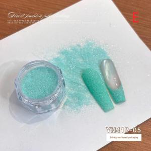 New 1 Box Macaron Pastel Nail Art Glitter Powder Super Shiny Effect Multiple Colors For DIY Nail Art Design