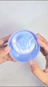 TEMPAT BEDAK BAYI WADAH BEDAK TEMPAT BEDAK TABUR TEMPAT BEDAK ANTI TUMPAH CASE BABY POWDER AND COTTON PUFF