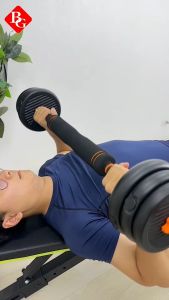 BG Sport 6in1 Dumbbell Set/Barbell/Kettle/Push Up Workout equipment for Men and Women Model-Q310