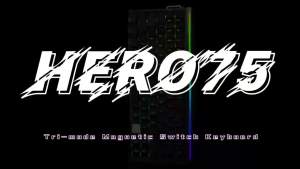 AULA | Bàn Phím Cơ AULA HERO75 HE RGB Không Dây Ba Chế Độ Với Công Tắc Từ Tính Kích Hoạt Nhanh 8K Return Dành Cho PC Laptop Esports Gamer