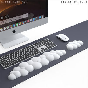Mouse pad with wrist rest keyboard cloud anti-slip desktop office gamer mouse wrist rest Ergonomic keyboard mouse pad wrist rest