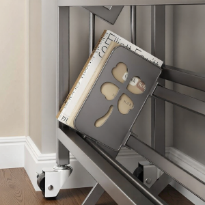 Children Multi-tier Floor-standing Home Bookshelf Stainless Steel
