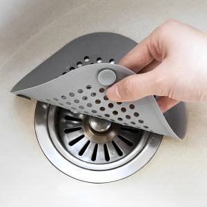 Bath Sink Strainer Anti-Clogging Rust-proof Floor Drain Filter Kitchen Bathroom Sink Strainer Harmless Hair Stopper Cleaning Accessories
