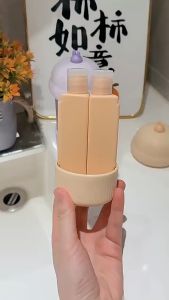 4 in 1 Travel Bottle Set Portable Cosmetic Containers for Shampoo Lotion Liquid Cream Travel Bottles for Toiletries