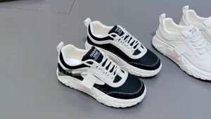Sepatu Sneakers Highsole Viral Wanita Casual Gaya Korea Walking shoes - Sepatu SOOBIN
