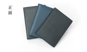 Leather passport clip new RFID top layer leather mens and womens boarding cards passport book storage bag protective cover