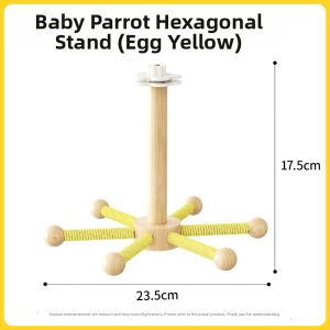 7o | Colorful U-shaped Parrot Perch for Resting Playing Stress Relief and Nail Grinding
