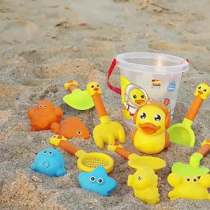 AODUOYAYA Beach Toys Set for Childrens Outdoor Toys Water Shovel Digging Sand Tool Car Beach Bucket Set