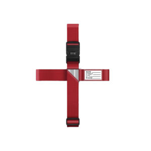 FABX | Travel Luggage Security Strap with Fixed Buckle and Customs Lock