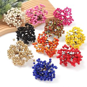 1Pcs Foam Artificial Berry Fake Flowers Christmas Decoration Xmas Tree Ornaments for Home Decor DIY Craft Garland Accessories