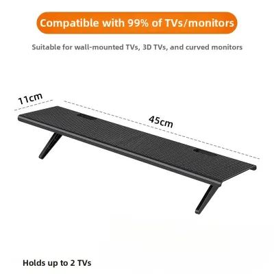 No-drill TV Box Organizer Shelf