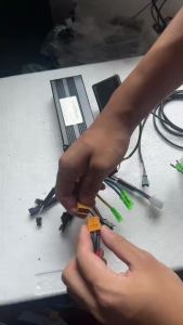 Màn Hình LCD Màu S866 Cho Xe Đạp Điện Xe Tay Ga 24V-60V Giao Thức 5PIN+2PIN Màn Hình 2 Chế Độ Với Kết Nối Đèn