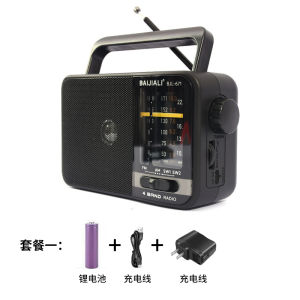 Radio Cầm Tay Có Thể Sạc Pin Toàn Dải Phát Thanh FM Máy Phát Thanh Di Động Dành Cho Người Cao Tuổi Thiết Bị Giải Trí Điện Tử