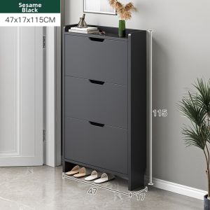 ZHUOLESHI | Narrow High Slender Shoe Cabinet