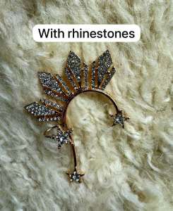 [SINGAPORE READY STOCK] 3-Star and Sun Ear Cuff Catriona Gray Miss Universe Filipiniana accessory