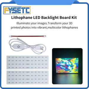 For Bambu lab CMYK Lithophane LED Backlight Board Kit DIY Lithophane Photo model for Bambu P1 X1 A1 A1 mini 3d Printers