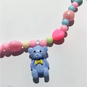 TAIYO Kalung Manik Anak Karakter Bead Necklace Akrilik Aksesoris Fashion Kids Children Wanita Kartun Korea