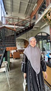 Zahira1808 Najmi 31 Syari Bahan Maxmara Mix Ceruty Baby Doll Dengan Khimar Gamis Murah Trendi Baju Syari Muslim Wanita Ibu Terlaris Baju Pesta Adem Nyaman Di Pakai Real pict Free Masker