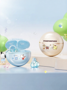 Sanrio | Bone Conduction Clamp-On High Appearance Sports Wireless Not In-Ear Long Lasting Bluetooth Headphones