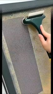 Window Mesh Screen Brush Curtain Net Wipe Cleaner Carpet Brush Dust Removal Brush Home Retractable Long Handle Cleaning Tools