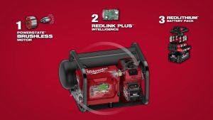 100% Genuine Milwaukee M18 FUEL 7.6 L Air Compressor - Model M18 FAC