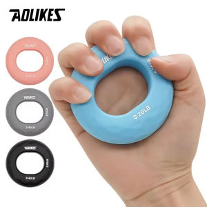 AOLIKES | AOLIKES Silicone Finger Gripper Ring Hand Muscle Strengthener Ring Wrist Finger Trainer Exercise Carpal Expander Workout Device