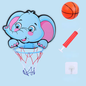 Kids Basketball Hoop Kit Cartoon Creative Animals Basketball Stand Outdoor Indoor Game Sport Play Toys For Children Kids