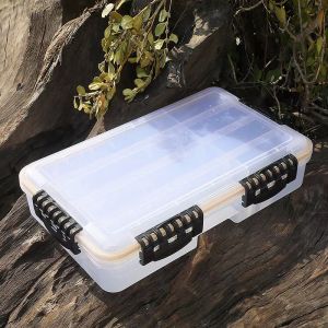 Large Waterproof Fishing Gear Box Toolbox Fake Bait Box Tool and Supplies Storage Box Lure Box Fishing Bait Box