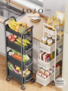 Narrow Space Storage Cart for Kitchen